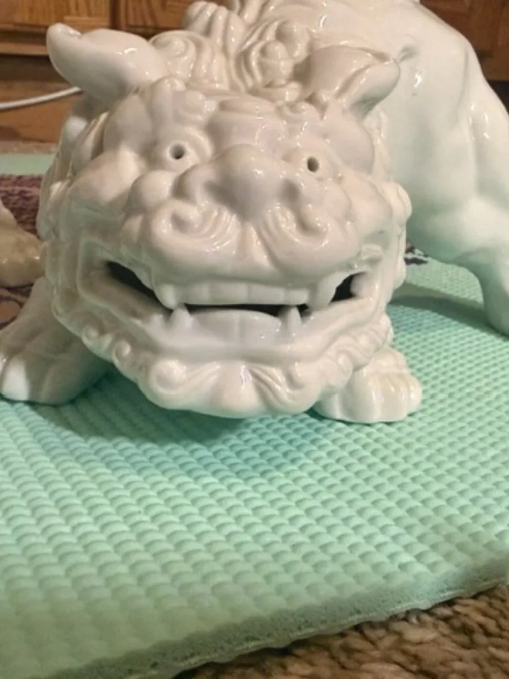Pair of Foo Dog White Royal Seoul